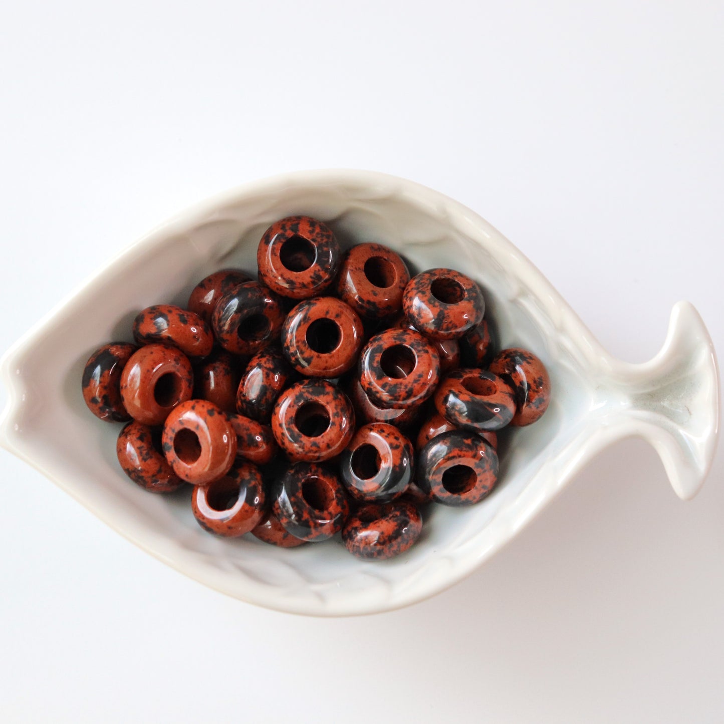 Mahogany Obsidian Loc Bead