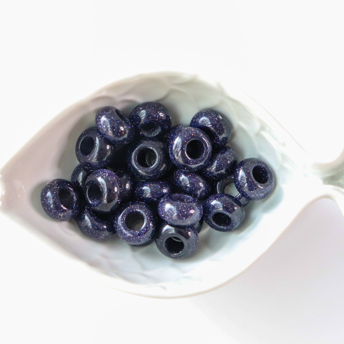 Sand Stone Blue Loc Bead