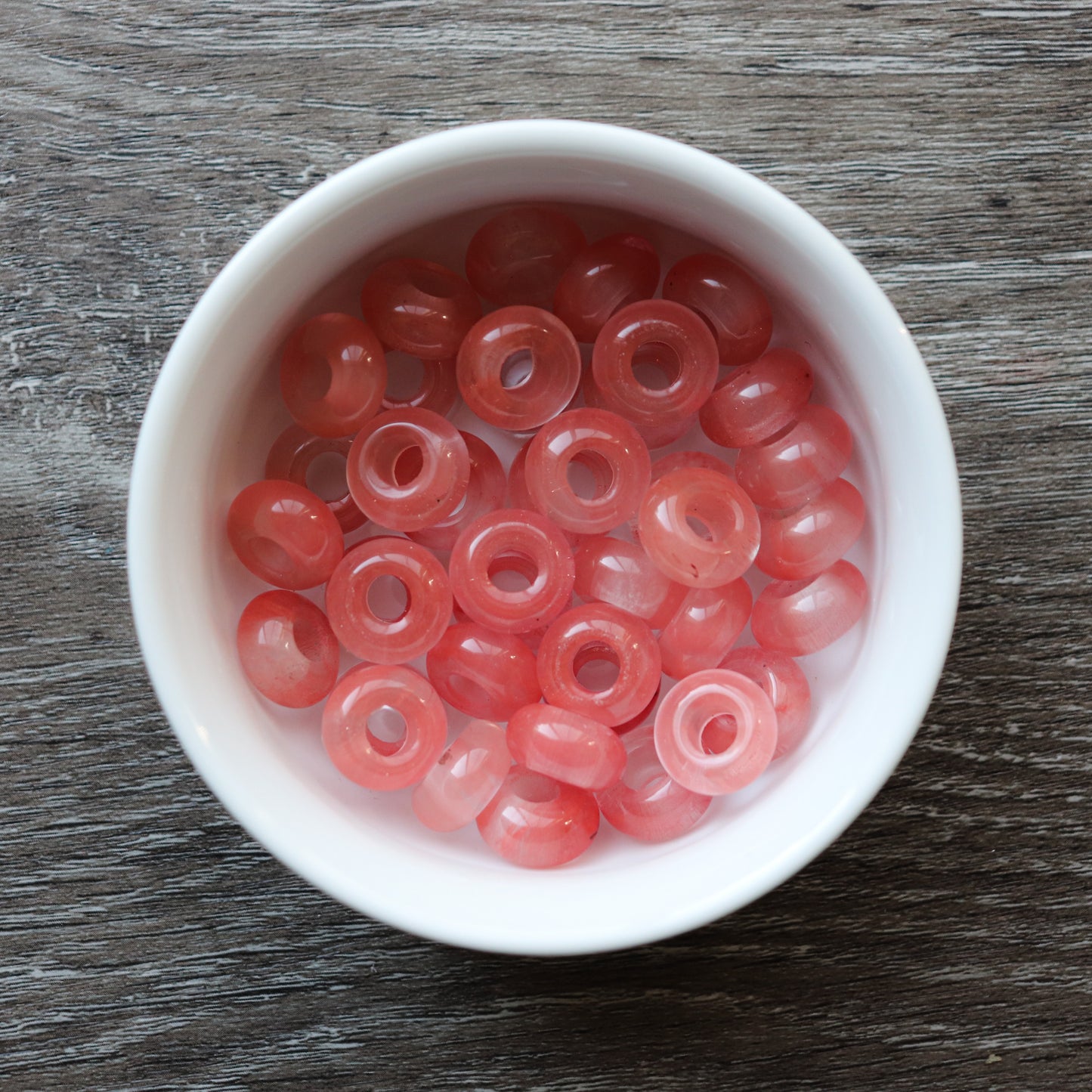 Watermelon Crystal Loc Bead