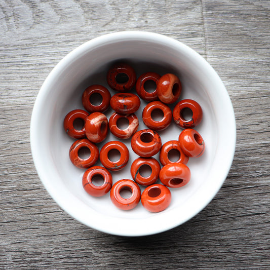 Red Jasper Loc Bead