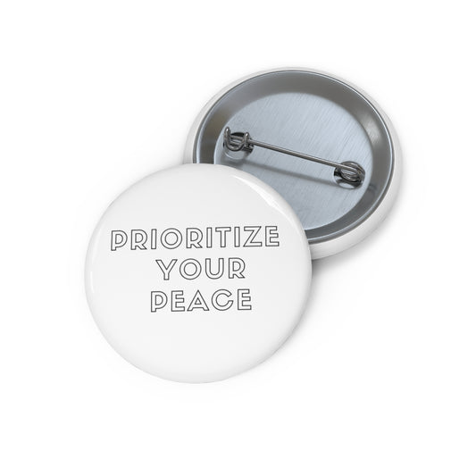 Peace Pin Button